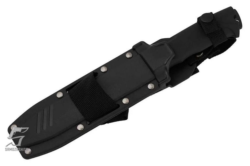 Ніж нескладний Grand Way 2785 UB (black stonewash, полімерні ножни) product_370fb396-cb35-39de-7059-9827e8cef6f5 фото