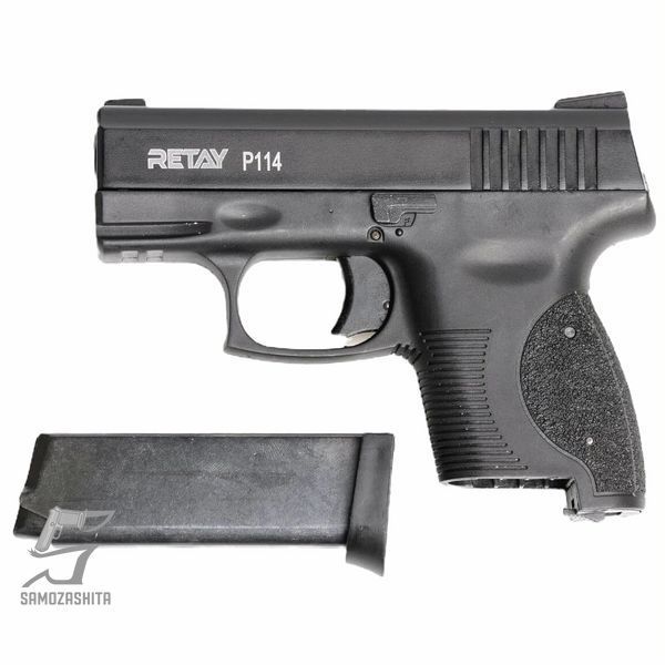 Сигнальный (холостой) пистолет Retay P114 Black HOL-23 фото