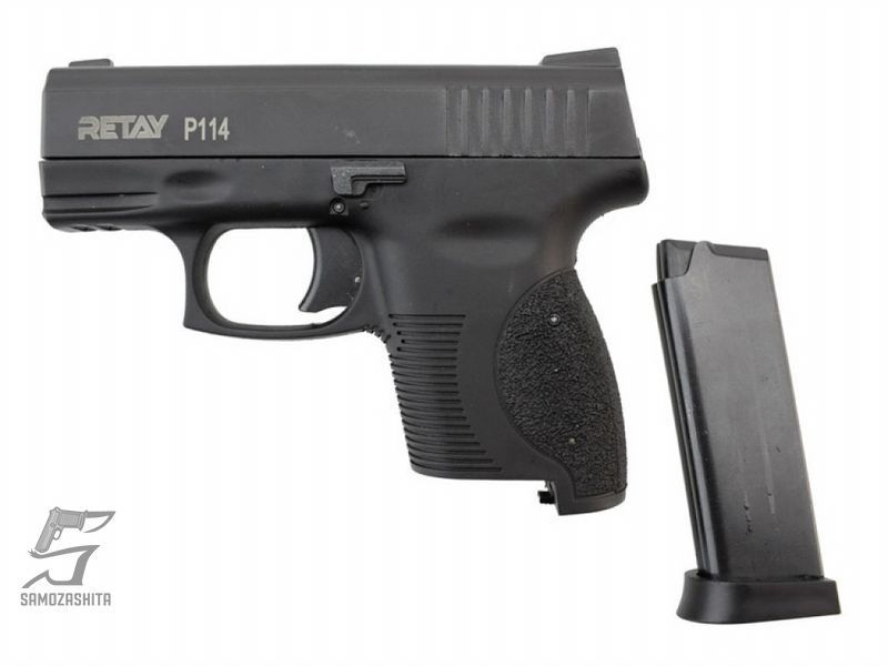 Сигнальный (холостой) пистолет Retay P114 Black HOL-23 фото