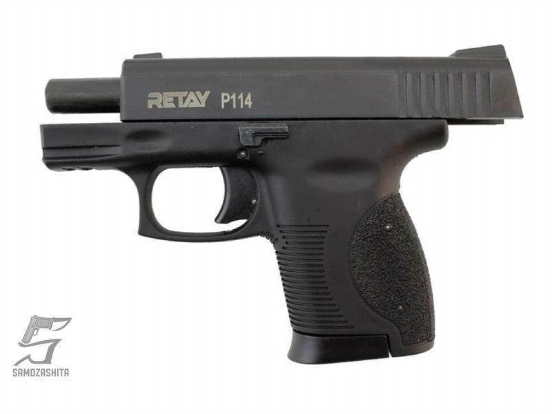 Сигнальный (холостой) пистолет Retay P114 Black HOL-23 фото