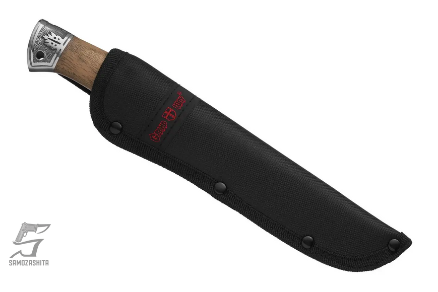 Ніж мисливський Grand Way 2893 LW-N (satin finish, дерево-метал, чохол cordura) product_e7749e42-2314-b75b-8f2a-66afe4419c9e фото