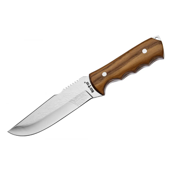 Ніж мисливський Grand Way 1604 Білий вовк (mirror polish, дерево, чохол cordura) product_823887f0-d08d-c9eb-d936-9f440c37b7b5 фото