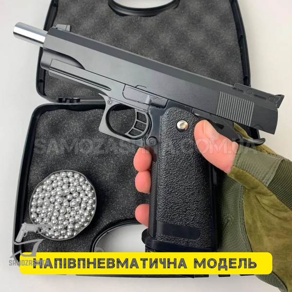 Полупневматический пистолет Colt (металлический, 6 мм, 500 г) STK-05 фото