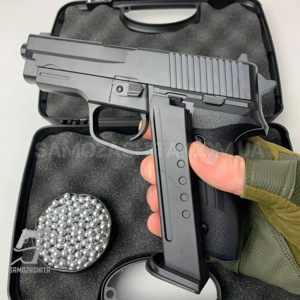 Страйкбольний P226 Чорний STK-08 фото