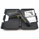 Стартовый пистолет Kuzey 911 black/haki, чёрные рукоятки, с дополнительным магазином HOL-08 фото 3