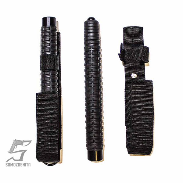 Телескопічна розкладна кийка Tactical Pro 66 см чорна TEL-11 фото
