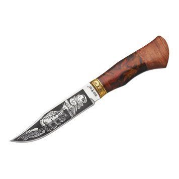 Ніж мисливський Grand Way 1819 Сохатий (mirror polish, дерево, чохол шкіра) product_1a96ea50-3b3b-1e9c-d728-899dd4a13235 фото